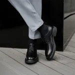Men's Handmade Plain-Toe Derby Shoes | British Thick Sole | UNITYPUREMAX™ 1