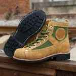 Men's Goodyear Welt Military Hiking Boots | Suede Cowhide Canvas Tactical Work | UNITYPUREMAX™ 3
