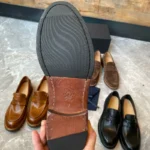 Men's Handmade Premium Cowhide Leather Penny Loafer Shoes | Fully Handcrafted | Black & Brown | UNITYPUREMAX™ 5