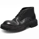 Men's Horse Hip Leather Goodyear Welt Boots | Handmade British Retro | UNITYPUREMAX™ 2