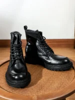 Men's Goodyear Welt Horse Leather Motorcycle Boots | Handmade Retro | UNITYPUREMAX™ 3