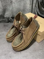 Men's Beige Casual Suede Work Shoe | Handmade Moc-Style | UNITYPUREMAX™ 4