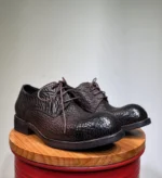 Men's Artisan-Crafted Premium Pebbled Cowhide Derby Shoes | Waterproof Business Casual | UNITYPUREMAX™ 5