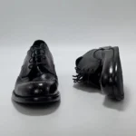 Men's Handmade Brogue Derby Shoes | Vintage Carved Black | UNITYPUREMAX™ 3