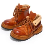 Women's Handmade 100% Genuine Horse Hip Leather Western Ankle Boots | Italian Thick Sole | UNITYPUREMAX™ 3