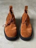 Men's Brown Casual Suede Work Boot | Handmade Platform | UNITYPUREMAX™ 4