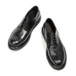 Men's Handmade Plain-Toe Derby Shoes | British Thick Sole | UNITYPUREMAX™ 4