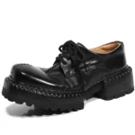 Men's & Women's Handmade Genuine Horse Hip Leather Derby Shoes | Italian Thick Sole | UNITYPUREMAX™ 3