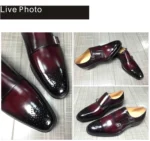 Men's Dark Brown Monk Strap Shoes | Double Buckle | UNITYPUREMAX™ 5