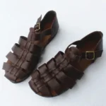 Women's Braided Leather Gladiator Sandals | Handmade Retro | UNITYPUREMAX™ 3