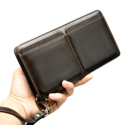 Men's Handmade Leather Business Wallet | England Style | UNITYPUREMAXâ„¢ 2