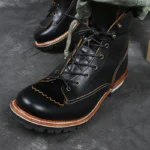 Men's Goodyear Welt Motorcycle Boots | Handmade Italian Leather | UNITYPUREMAX™ 4