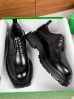 Men's Black Leather Derby Shoes | Bold Statement Sole | UNITYPUREMAX™ 3