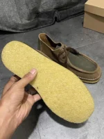 Men's Beige Casual Suede Work Shoe | Handmade Moc-Style | UNITYPUREMAX™ 3
