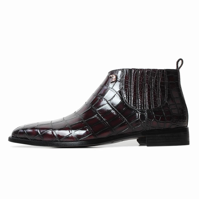 Men's genuine crocodile leather shoes and boots from UNITYPUREMAX™