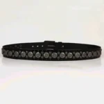 Men's Genuine Leather Studded Belt | Cowhide Rivet Jeans Belt | UNITYPUREMAX™ 5