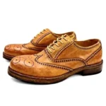 Men's Handmade Horsehide Brogue Oxfords | Hand-Punched Detail | UNITYPUREMAX™ 2