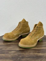 Brown Genuine Cow Suede Heritage Boots for Men | Handmade Lace-Up Ankle Boots | UNITYPUREMAX™ 2