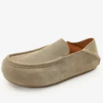 UNITYPUREMAX™ Men's Genuine Leather 2-Way Convertible Loafers | Suede Half-Dragging Slip-On Casual Shoes