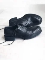 Brown Genuine Leather Derby Shoes for Men | Handmade Vintage Dress Shoes | UNITYPUREMAX™ 4