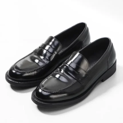 Handmade Genuine Horse Leather Penny Loafers for Men | Goodyear Welt Dress Shoes with Leather Sole | UNITYPUREMAX™