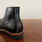 Handmade Italian Cowhide Leather Goodyear Welt Plain Toe Boots for Men | Heritage Lace-Up Motorcycle Boots | UNITYPUREMAX™ 2