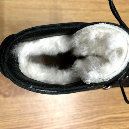 Handmade Italian Cow Leather Goodyear Welt Winter Desert Boots for Men | Australian Wool-Lined Heritage Boots | UNITYPUREMAX™ 2