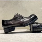 Men's Washed Horsehide Derby Shoes | Vintage Distressed Finish | Handmade Lace-Up | UNITYPUREMAX™ 4