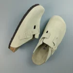 Genuine Leather Cork Clogs for Men & Women | Unisex Suede Slip-On Mules | UNITYPUREMAX™ 5