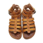 Handmade Genuine Leather High-Top Roman Gladiator Sandals for Men | Designer Summer Beach Sandals | UNITYPUREMAX™ 4