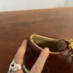 Handmade Italian Cow Leather Goodyear Welt Moc Toe Boots for Men | Heritage Leather Work Boots | UNITYPUREMAX™ 5