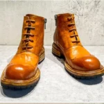 Men's Handmade Horsehide Oxford Boots | Lace-Up + Side Zip | Thick-Soled Platform | Waterproof | UNITYPUREMAX™ 5
