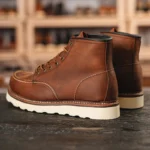 Men's Goodyear Welt Moc Toe Work Boots | Cowhide Leather | Lightweight Rider Boots | UNITYPUREMAX™ 4