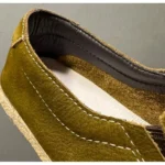 UNITYPUREMAX™ Men's Olive Green Cowhide Leather Slip-On Loafers | Breathable Casual Shoes with Genuine Leather Lining & Non-Slip Rubber Sole 5