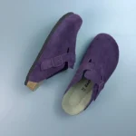 Genuine Leather Cork Clogs for Men & Women | Unisex Suede Slip-On Mules | UNITYPUREMAX™ 4