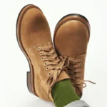 Brown Genuine Cow Suede Leather Chukka Boots for Men | Handmade British Style Boots | UNITYPUREMAX™ 4