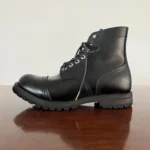 Handmade Italian Cowhide Leather Goodyear Welt Boots for Men | Heritage Cap Toe Motorcycle Boots | UNITYPUREMAX™ 2
