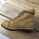 Handmade Italian Cow Leather Goodyear Welt Motorcycle Boots for Men | Heritage Cap Toe Work Boots | UNITYPUREMAX™ 1