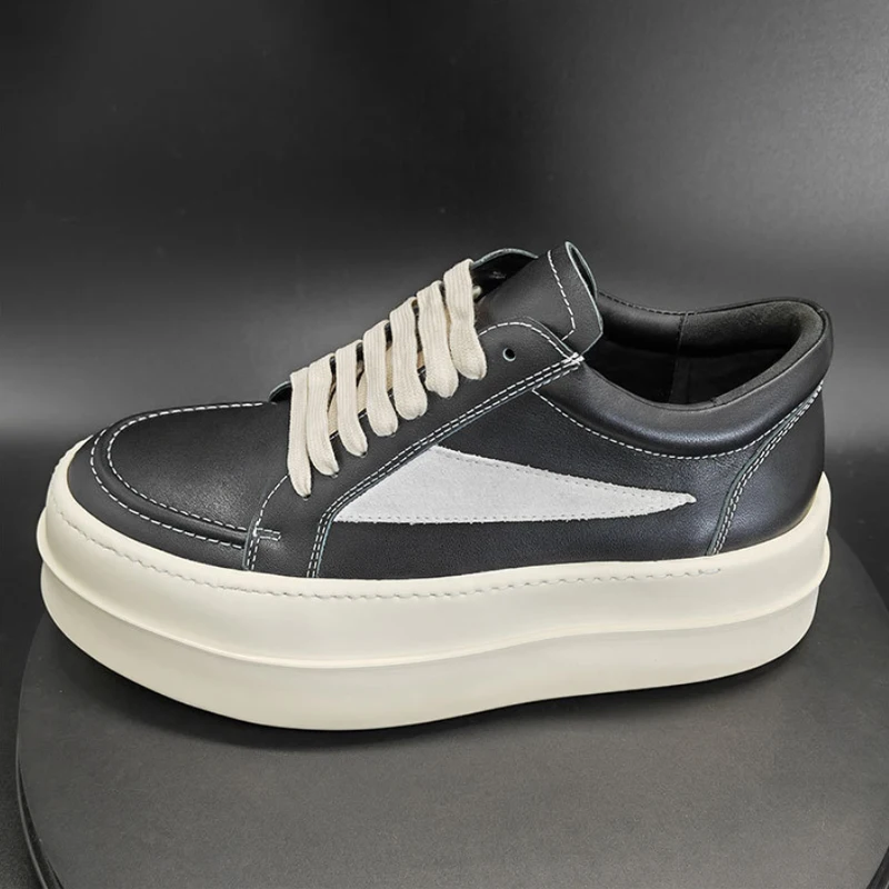Men's Genuine Cow Leather Height Increased Platform Sneakers | Waterproof Retro Leather Casual Shoes | UNITYPUREMAX™ 1 Men's Genuine Cow Leather Height Increased Platform Sneakers | Waterproof Retro Leather Casual Shoes | UNITYPUREMAX™ 1