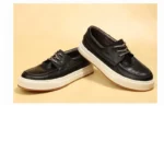 Handmade Washed Cowhide Leather Platform Sneakers for Men | Vintage Leather Casual Shoes | UNITYPUREMAX™ 5