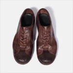Italian Handmade Cowhide Oxford Shoes | German Training Aesthetic | Two-Tone Vintage | UNITYPUREMAX™ 6