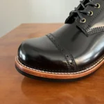 Handmade Black Italian Cordovan Leather Goodyear Welt Boots for Men | Vibram® Sole Heritage Boots | UNITYPUREMAX™ 3