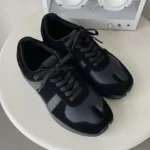 Men's Tabi Sneaker Retro Training Shoes | German Aesthetic | Cowhide Suede | Lace-Up Casual | UNITYPUREMAX™