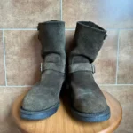 Men's Genuine Cow Suede Engineer Boots | Handmade Mid-Calf Motorcycle Boots | UNITYPUREMAX™ 2