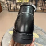 Handmade Italian Cowhide Leather Goodyear Welt Moc Toe Boots for Men | Heritage Work Boots | UNITYPUREMAX™ 4