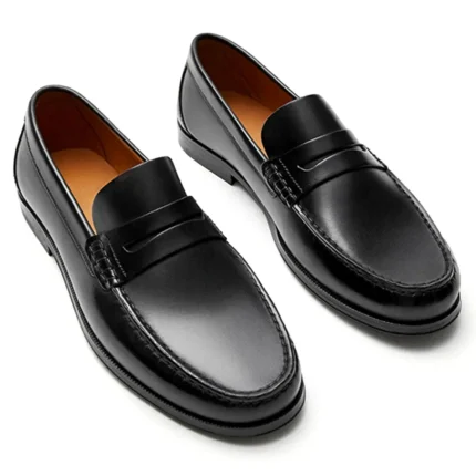 Vintage Genuine Leather Slip-On Loafers for Men | Handmade Driving Moccasins | UNITYPUREMAX™ 1