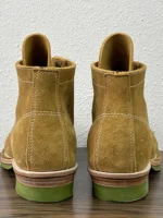Brown Genuine Cow Suede Heritage Boots for Men | Handmade Lace-Up Ankle Boots | UNITYPUREMAX™ 3