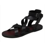 Handmade Genuine Cow Leather Roman Gladiator Sandals for Men | Retro Buckle Strap Leather Sandals | UNITYPUREMAX™ 7