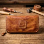 Men's Vegetable Tanned Leather Long Clutch Wallet | Handmade | 12 Card Slots | Vintage Business | UNITYPUREMAX™ 3