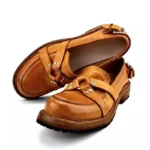 British Genuine Leather Harness Loafers for Men | Handmade Slip-On Leather Shoes | UNITYPUREMAX™ 2
